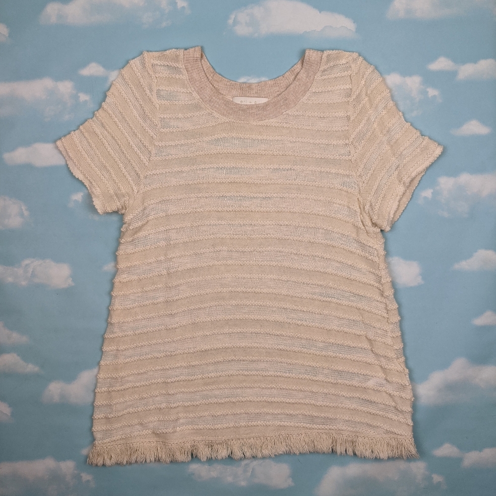 Short sleeve knit top from Anthropologie